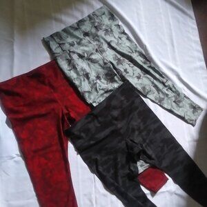 Athleta Legging Yoga Stretch 3 Pair sz XL Bundle